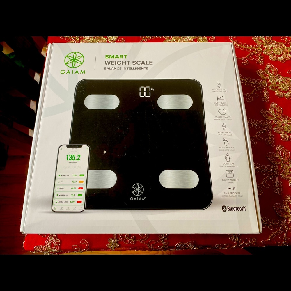 New GAIAM smart Digital scale smart phone accessibility best scale you will ever